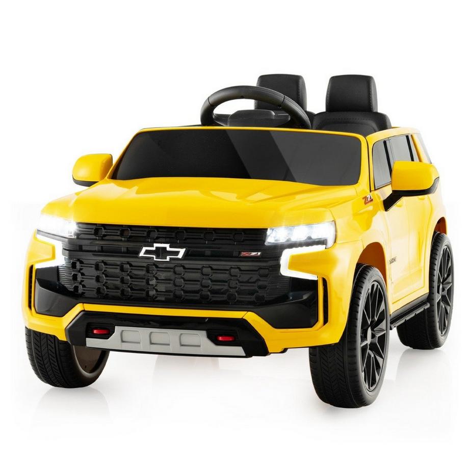 B2X  Voiture électrique Chevrolet pour enfants avec télécommande 2,4 G et amplificateur. Suspensions et amp; lumières et amp; Voiture enfant musicale 