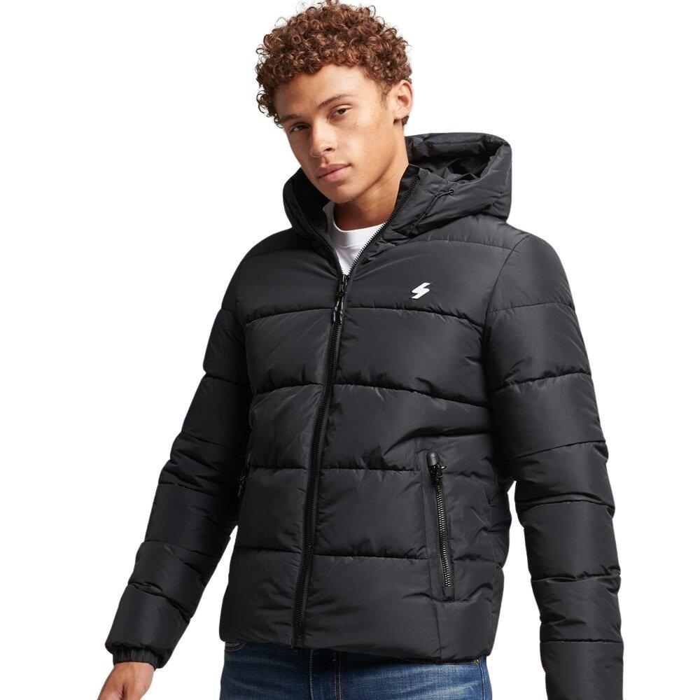 Superdry  daunenjacke mit kapuze sports 