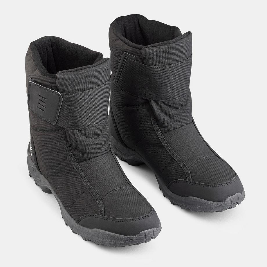 QUECHUA NH100 Scarponi da Neve Caldi Impermeabili Trekking Invernale Chiusura a Strappo  