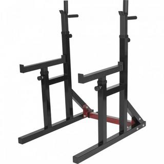 Gorilla Sports  RACK A SQUATS ET DÉVELOPPÉ COUCHÉ RÉGLABLE | MUSCULATION 