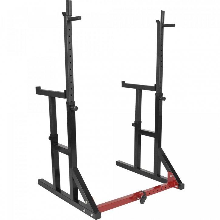 Gorilla Sports  RACK A SQUATS ET DÉVELOPPÉ COUCHÉ RÉGLABLE | MUSCULATION 