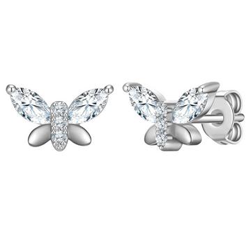 Femme Boucles d´oreilles Papillon