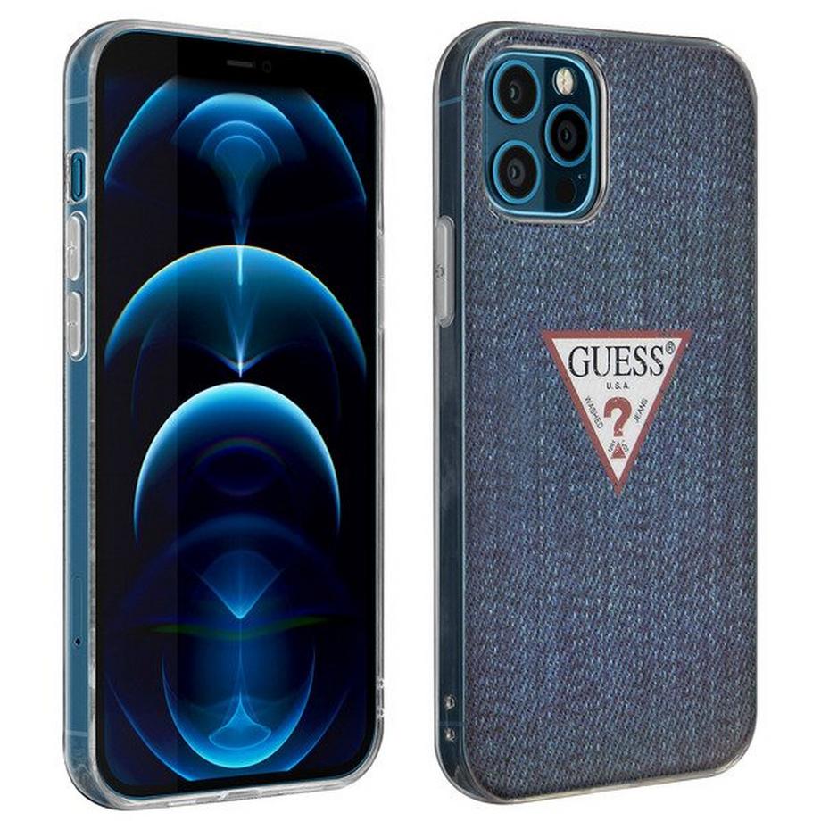 Cover iPhone 12 Pro Max Guess Blu Scuro