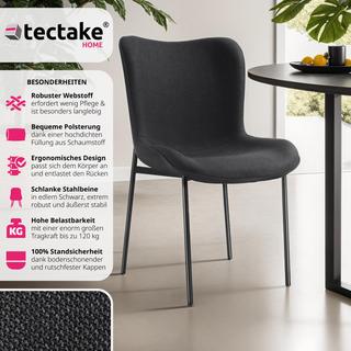 Tectake Chaise rembourrée Tessa  