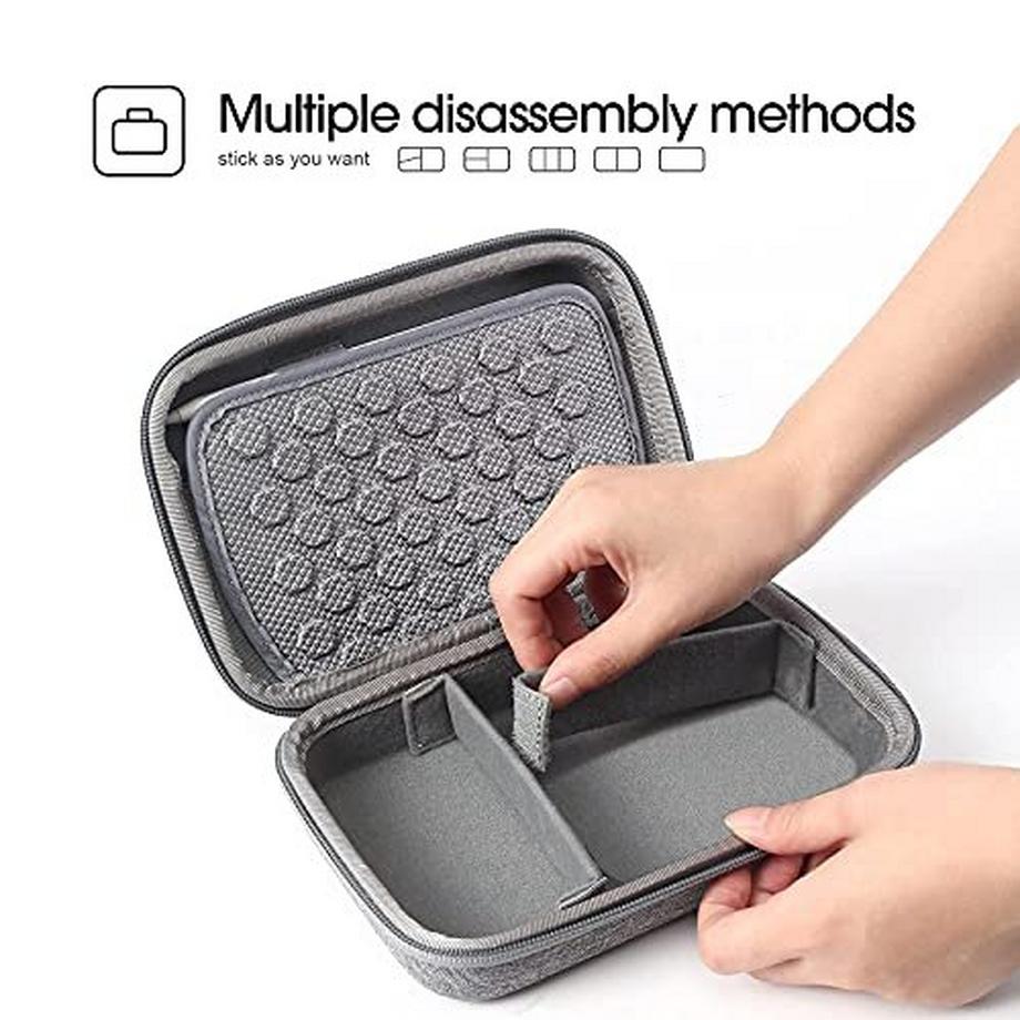 Only-bags.store  Hartschalenetui für Apple Magic Mouse, Magsafe-Ladegerät, Netzadapter, USB-Kabel, Eingabestift, Aufbewahrungsbox für elektronisches Zubehör für MacBook, kleine Tasche 