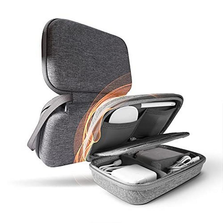 Only-bags.store  Hartschalenetui für Apple Magic Mouse, Magsafe-Ladegerät, Netzadapter, USB-Kabel, Eingabestift, Aufbewahrungsbox für elektronisches Zubehör für MacBook, kleine Tasche 