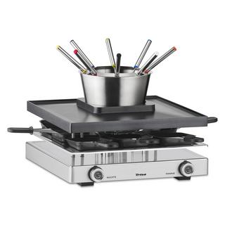 Trisa Electronics Trisa Electronics 7626.7545 raclette 8 personne(s) 1750 W Noir, Argent  