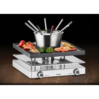 Trisa Electronics Trisa Electronics 7626.7545 griglia per raclette 8 persona(e) 1750 W Nero, Argento  