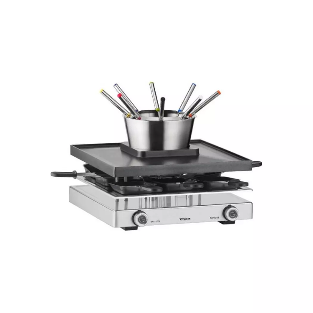 Trisa - Raclette Fondue Fusion, Noir