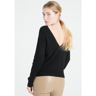 Studio Cashmere8  MIA 7 Pullover mit V-Ausschnitt im Rücken - 100% Kaschmir 