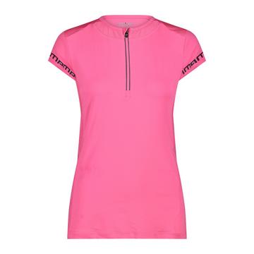 Maglietta donna con mezza zip CMP