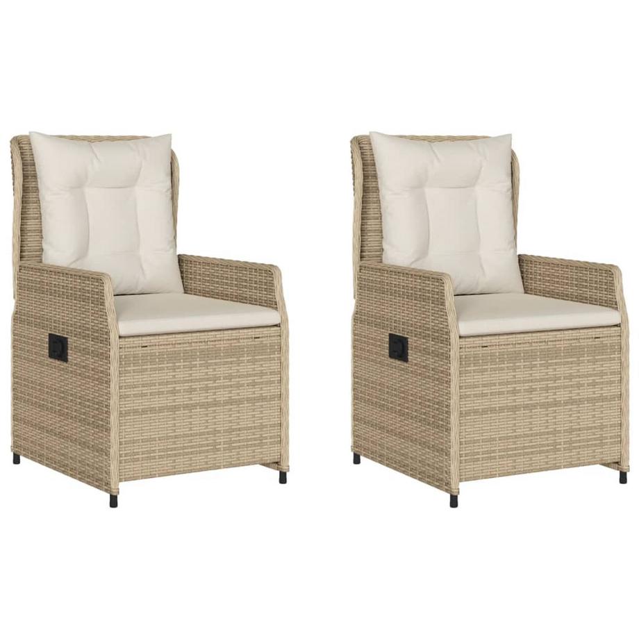 Gartensessel verstellbar poly-rattan