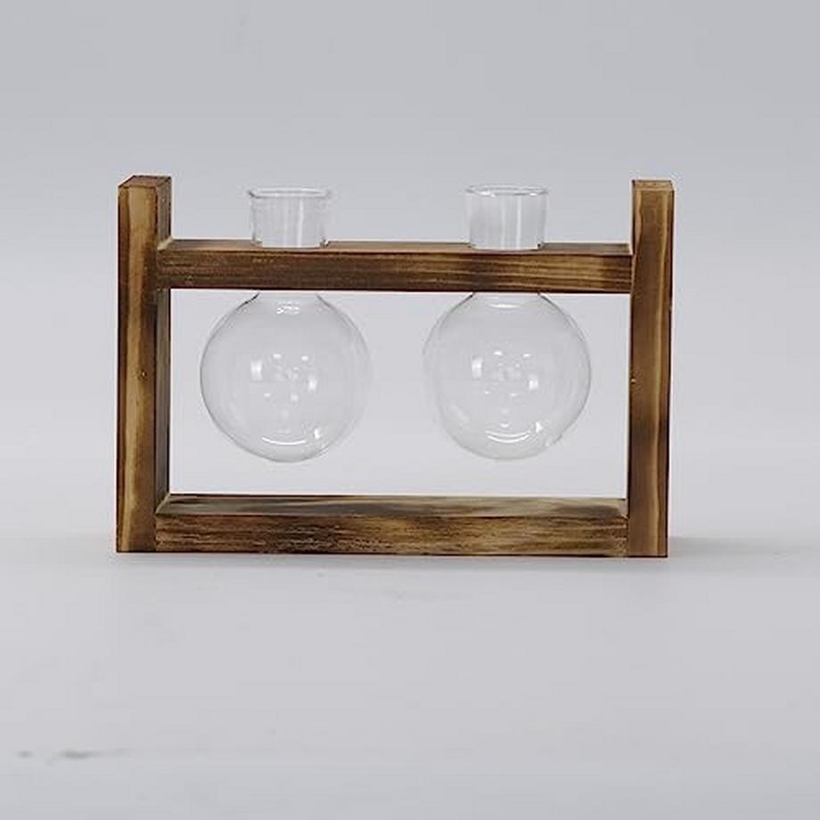 Alopini Vermehrungsstation 2 Stück Glühbirne Avocado Vase Glas Eichel Vase Für Blumen Terrarium Jar  