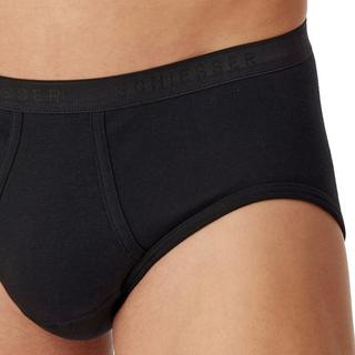 Schiesser Original Classics Slip Sportivo a Costine Fini con Apertura Confezione da 4  