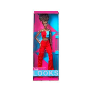 Barbie  Signature Looks Black Updo Pink Pants 
