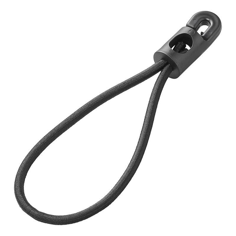 Pricenet  Boucle élastique avec crochet en plastique - lot de 10 pièces 