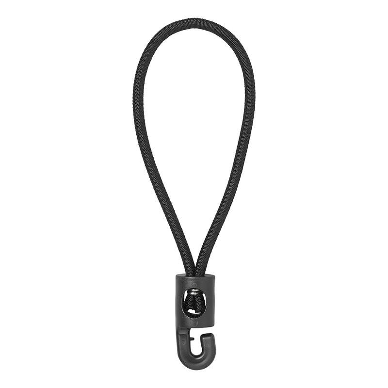 Pricenet  Boucle élastique avec crochet en plastique - lot de 10 pièces 