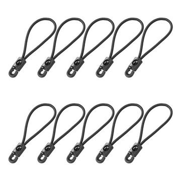 Boucle élastique avec crochet en plastique - lot de 10 pièces