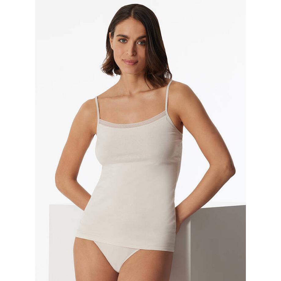 Schiesser Cotton Lace Top à Bretelles 2erPack  