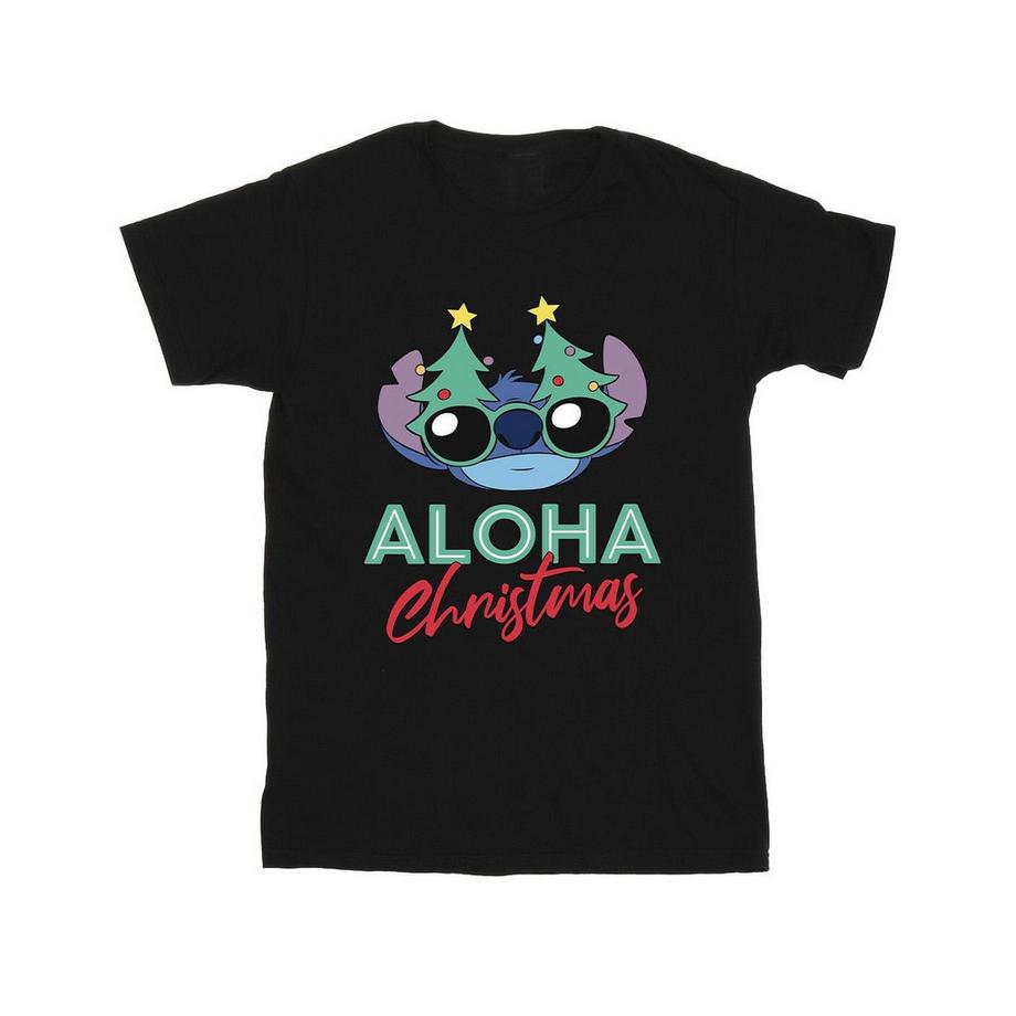 Disney Aloha Christmas Stitch T-Shirt Grafica  