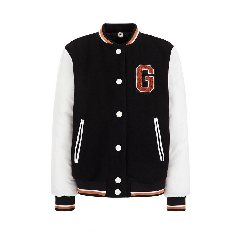 WE Fashion  Mädchen-Stepp-Bomberjacke Mit Stickereien 