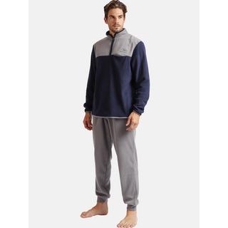 Admas  Pyjama micropolaire tenue d'intérieur pantalon et haut Sport 