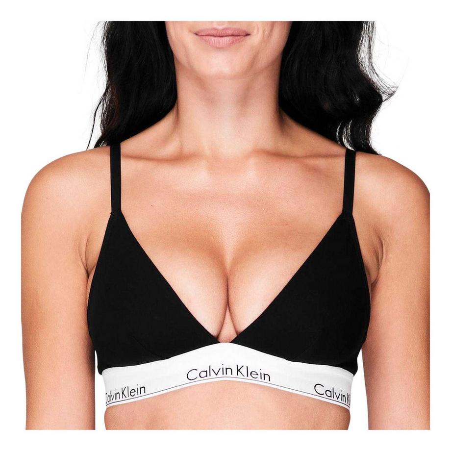 Calvin Klein Soutien-gorge logo avec décolleté en V  
