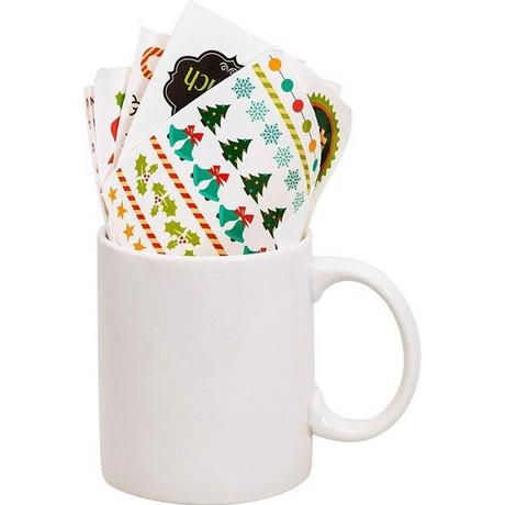 Mugs Tasse "Make a Christmas Mug" (inkl. Sticker)  