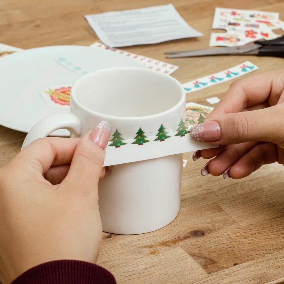 Mugs Tasse "Make a Christmas Mug" (inkl. Sticker)  