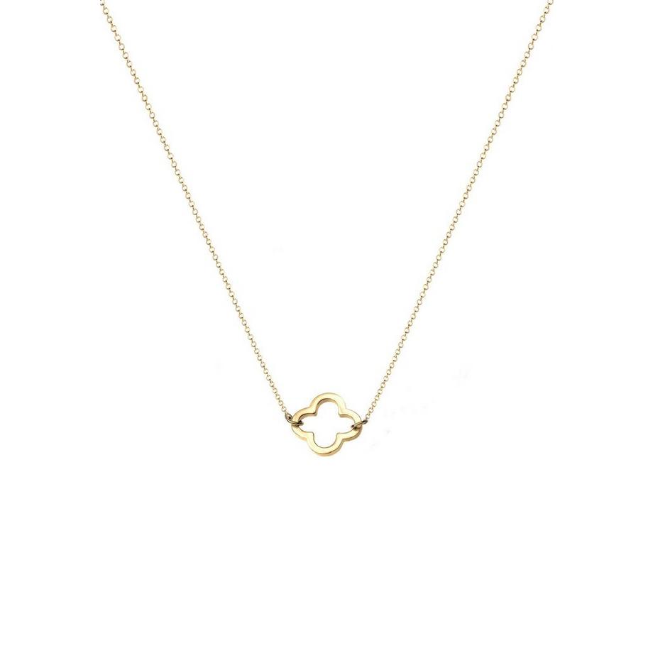 Elli  Halskette Kleeblatt Talisman 