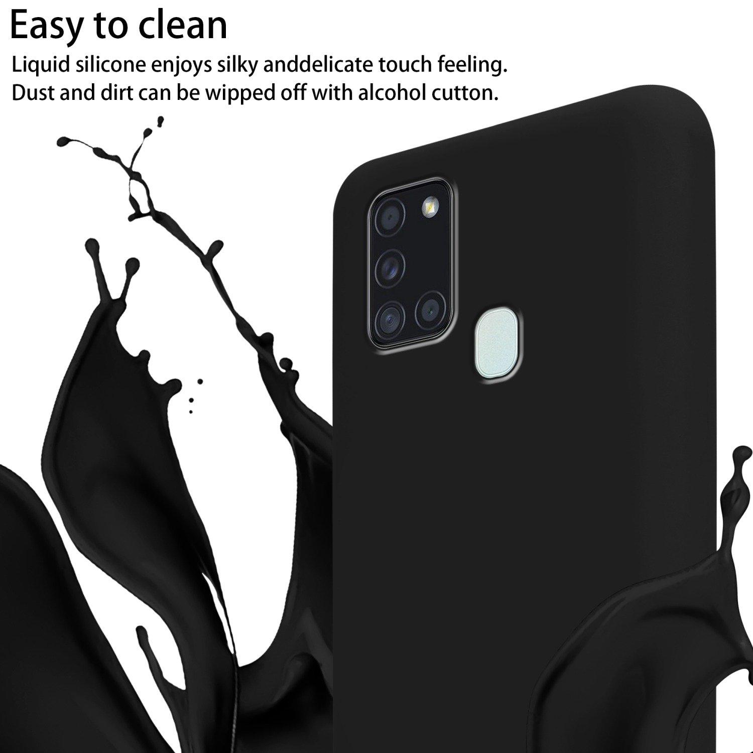 Cadorabo  Chaîne de téléphone portable compatible avec Samsung Galaxy A21s - Coque de protection en silicone avec cordelette réglable 