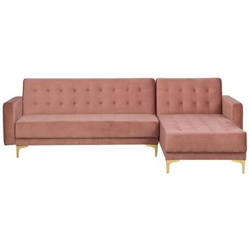 Ecksofa aus Samtstoff Modern ABERDEEN