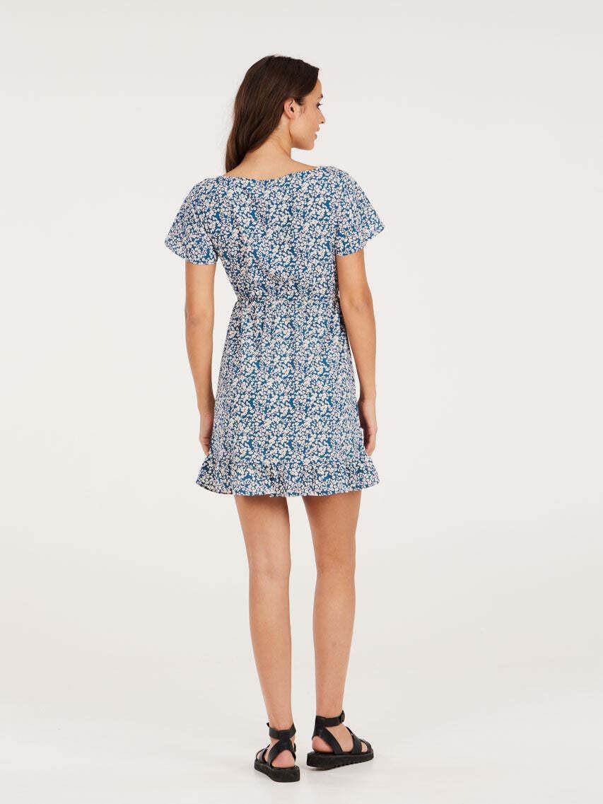 PROTEST PRTFENNA Blumen Midi Kleid  