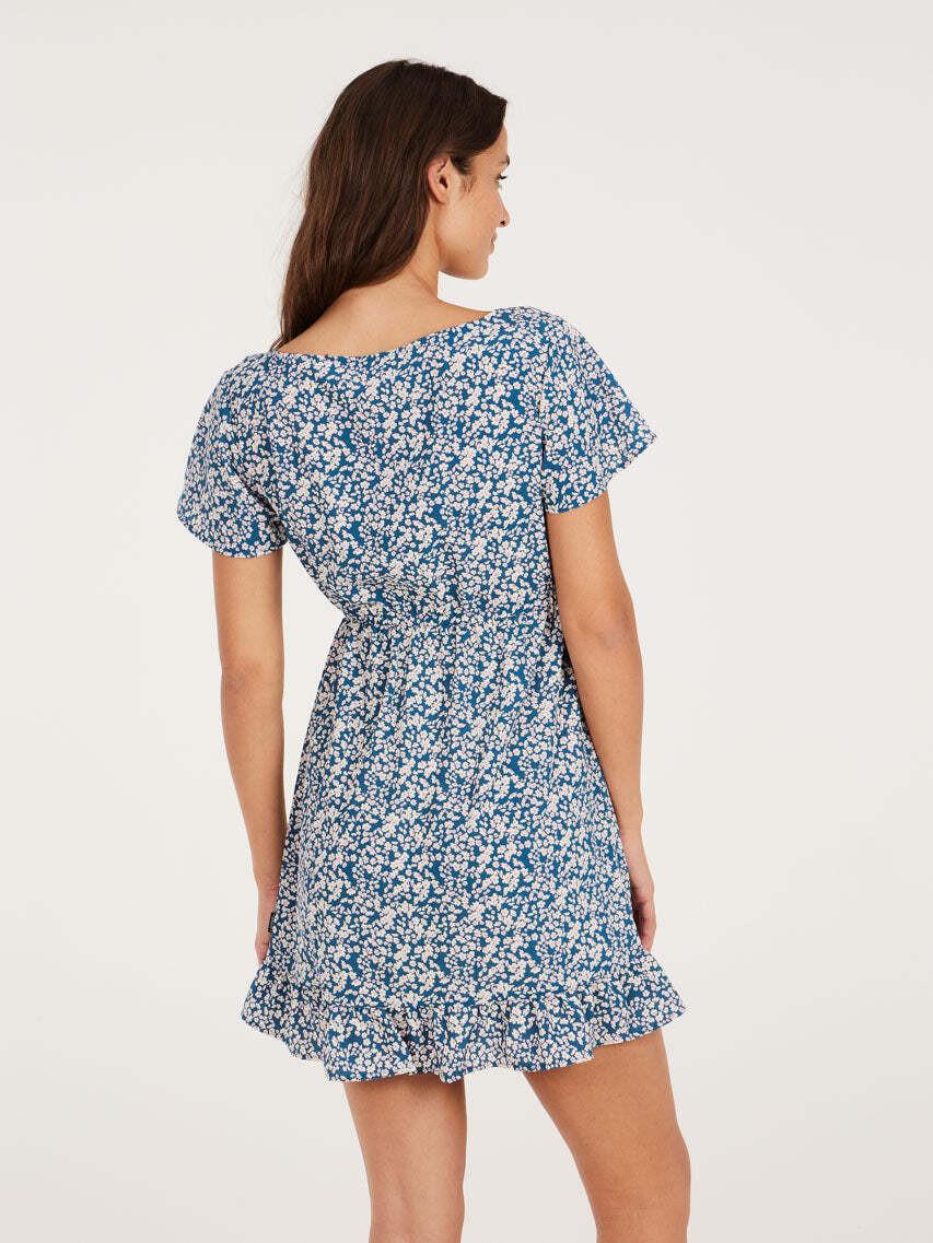 PROTEST PRTFENNA Blumen Midi Kleid  