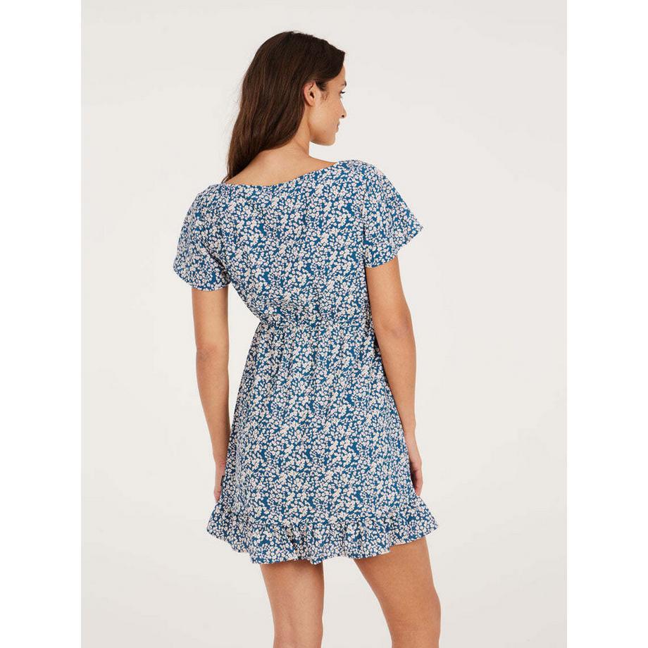 PROTEST PRTFENNA Blumen Midi Kleid  