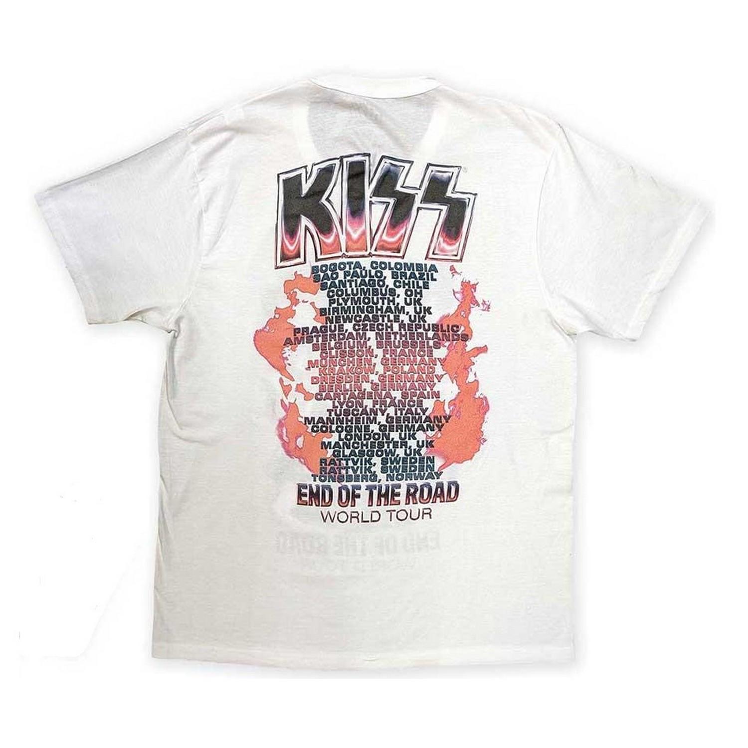 KISS End Of The Road Band Playing T-Shirt  