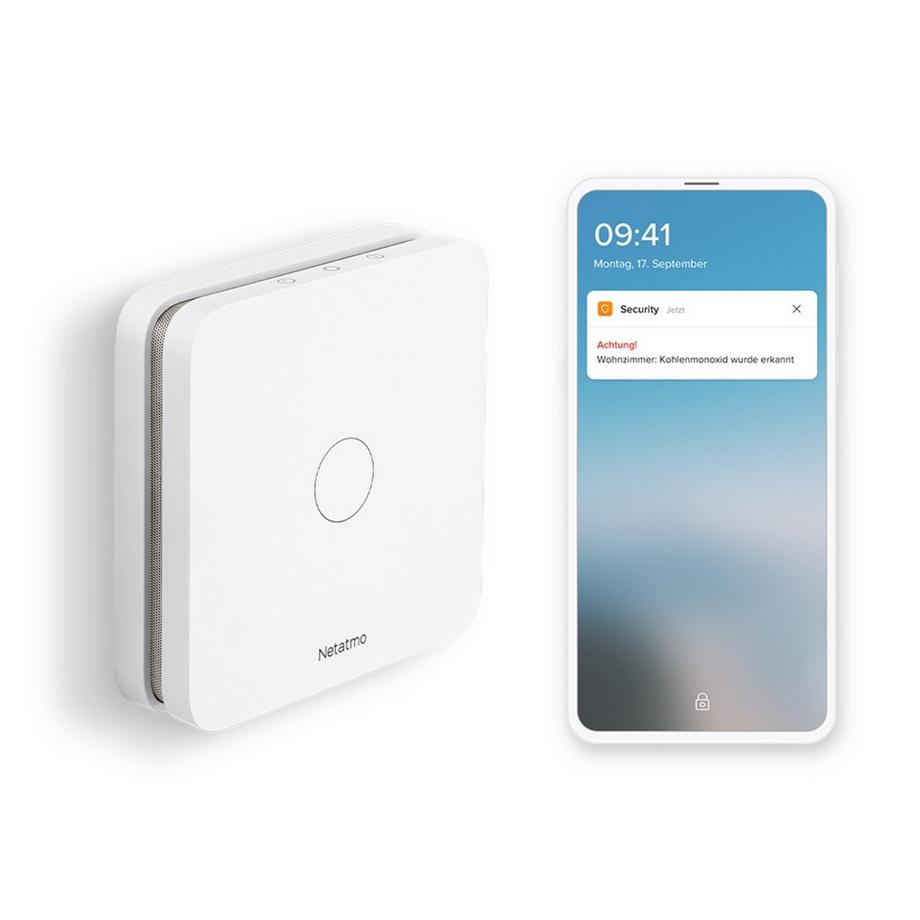NETATMO  Détecteur de monoxyde de carbone intelligent 