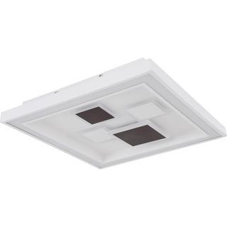 mutoni Plafoniera Nolo metallo bianco 1xLED 48x48x7  