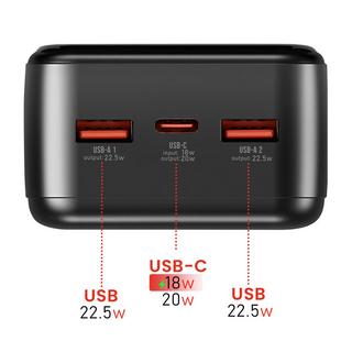 SWISSTEN  Powerbank 30000mAh Swissten Schwarz 