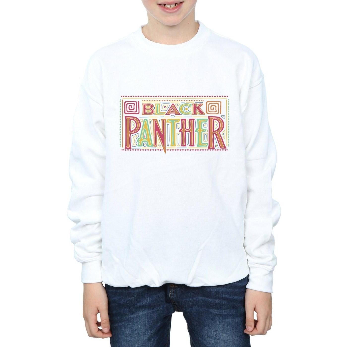 MARVEL  Black Panther Tribal Logo Sweatshirt 