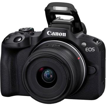 Canon EOS R50 kit (18-45) Black (with adapter)