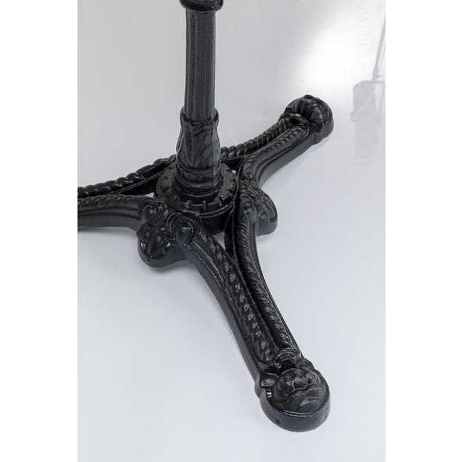 KARE Design Tavolo da bistrot da caffè quadrato quadrato nero 57x57 cm  