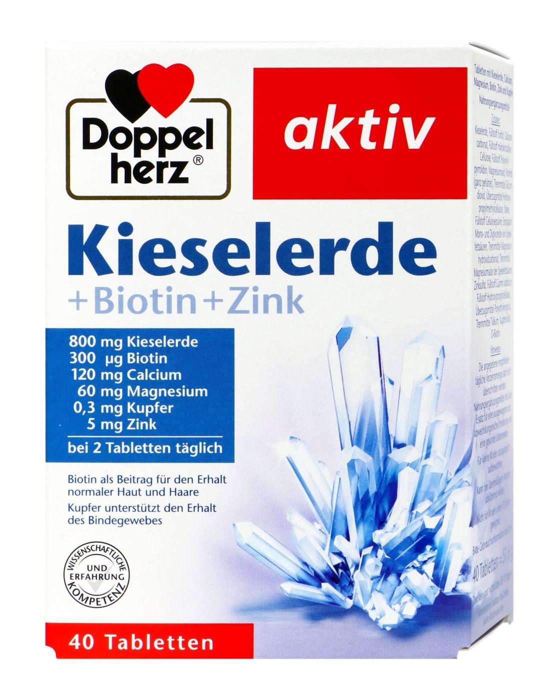 Doppelherz  Doppelherz Kieselerde Biotin Zink 