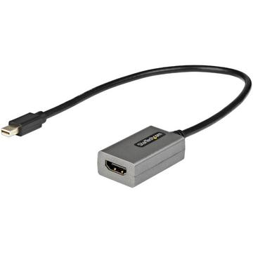 StarTech.com Mini DisplayPort auf HDMI Adapter - mDP auf HDMI Dongle - 1080p - mDP 1.2 auf HDMI Monitor/Display - Video Konverter - 30cm langes Kabel - Verbesserte Version von MDP2HDMI