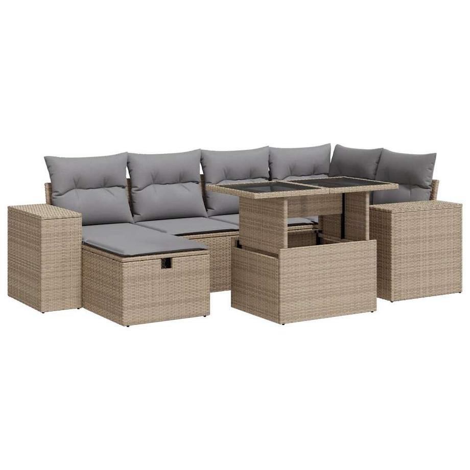 VidaXL Garten sofagarnitur poly-rattan  