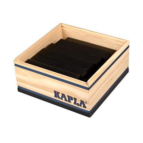 KAPLA  Box mit 40 Kaplas, schwarz, KAPLA 