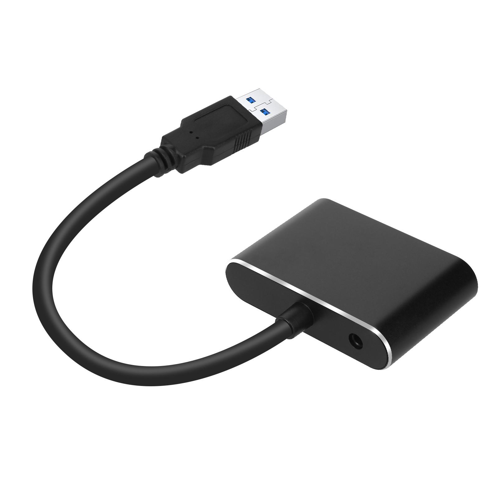 Avizar  Hub da USB a HDMI / VGA / jack da 3,5 mm 