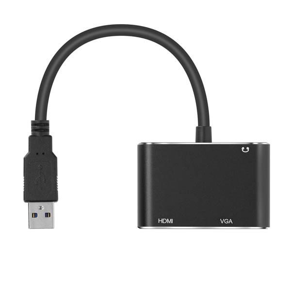 Avizar  Hub da USB a HDMI / VGA / jack da 3,5 mm 