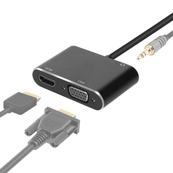Avizar  Hub da USB a HDMI / VGA / jack da 3,5 mm 