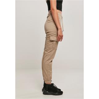 URBAN CLASSICS Pantalon Jogging Cargo Taille Haute  
